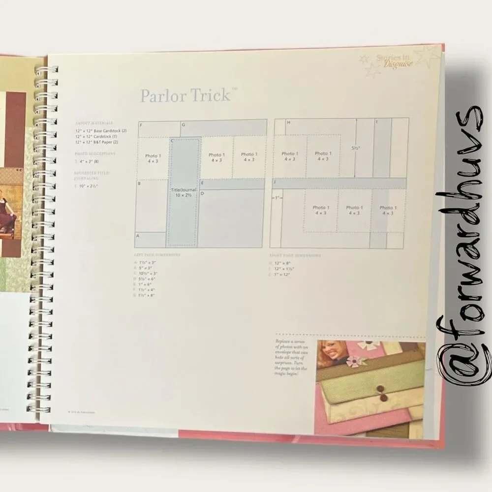 Magic by Jeanette R. Lynton – 35 Layout Scrapbook Patterns + DVD